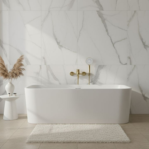 Baterie cadă REA DROP auriu periat [2]