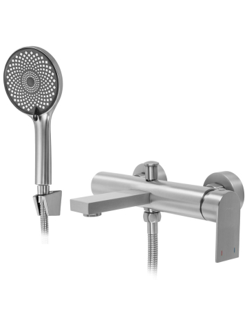 Baterie cada REA Hunter nickel periat montaj perete pipa 225 mm [1]