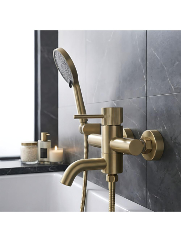 Baterie cada Rea Lungo Stripe auriu periat  [4]