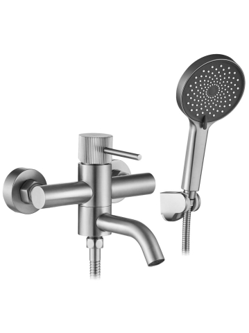 Baterii baie - Baterie cada Rea Lungo Stripe crom periat