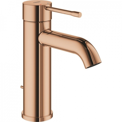Baterii lavoar - Baterie chiuveta baie cupru Grohe Essence, S cu ventil pop-up