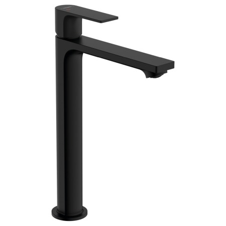 Baterii baie - Baterie cu ventil pentru lavoar Hansgrohe, Rebris E 240, CoolStart, negru mat