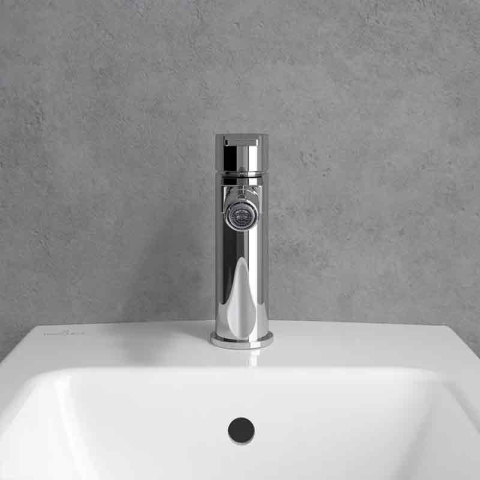 Baterie de bideu Villeroy&Boch, Architectura, crom [5]