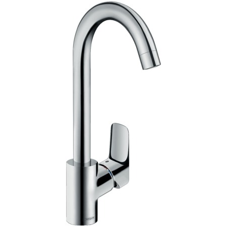 Baterii Bucatarie - Baterie de bucatarie cu monocomanda, Hansgrohe, Logis M31 260, crom
