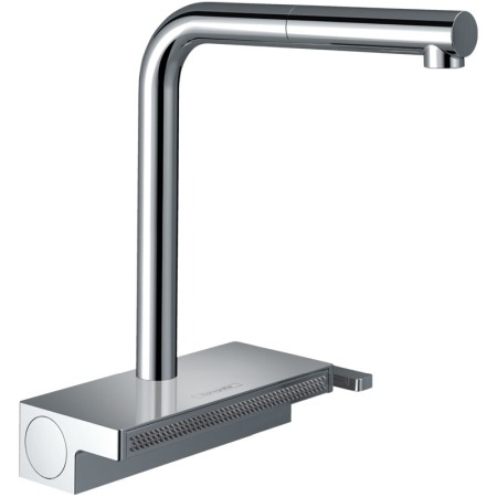 Baterii Bucatarie - Baterie de bucatarie cu pipa extractabila, sBox, Hansgrohe, Aquno Select M81 250, crom