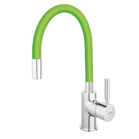 Baterii cu pipa flexibila - Baterie de bucatarie, Ferro, Zumba, cu pipa flexibila verde