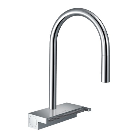Bucatarie - Baterie de bucatarie, Hansgrohe, Aquno Select M81 170, 3 jeturi, sBox, crom