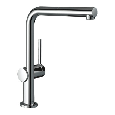 Baterii Bucatarie - Baterie de bucatarie, Hansgrohe, Talis M54 270, cu pipa extractibila, 1 jet, crom