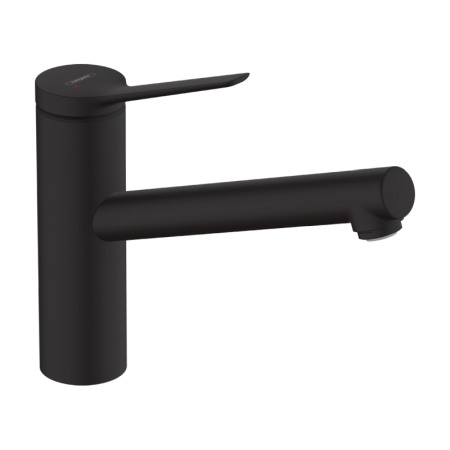 Bucatarie - Baterie de bucatarie, Hansgrohe, Zesis M33 150, negru mat