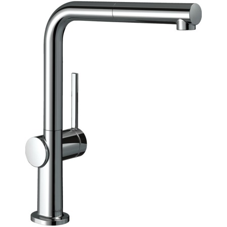 Baterii Bucatarie - Baterie de bucatarie monocomanda cu pipa extractabila, sBox, Hansgrohe, Talis M54 270, crom