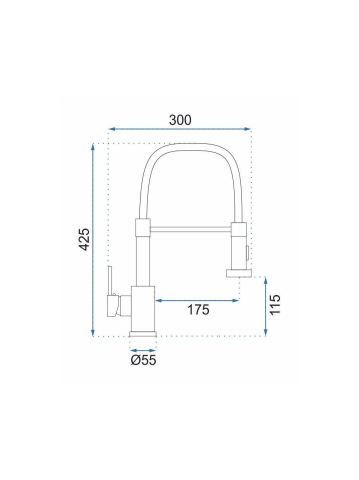 Baterie de bucătărie REA Colin Titan [9]