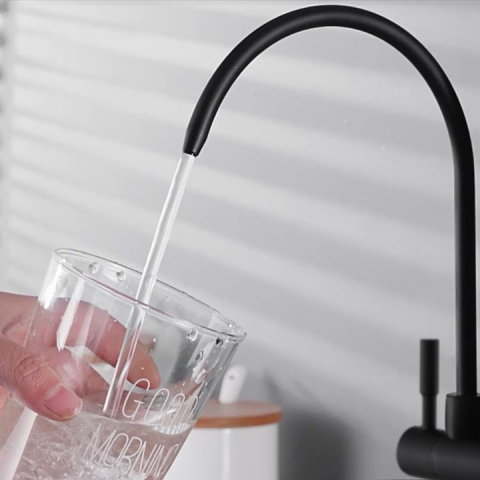 Baterie de bucătărie Rea Eco Fresh negru mat [2]