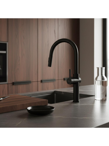 Baterie de bucătărie Rea Fresh negru [7]