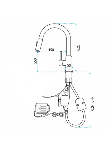 Baterie de bucătărie Rea Fresh Touch crom periat [9]