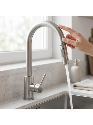 Baterie de bucătărie Rea Fresh Touch crom periat [1]