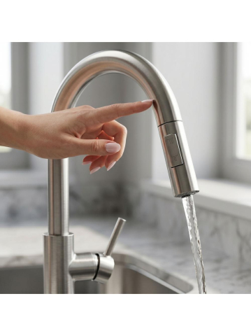 Baterie de bucătărie Rea Fresh Touch crom periat [5]