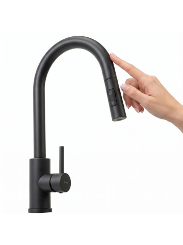 Baterie de bucătărie Rea Fresh Touch negru [13]