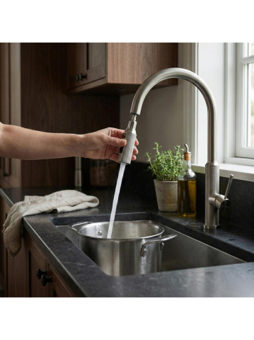 Baterie de bucătărie Rea Master crom periat [3]