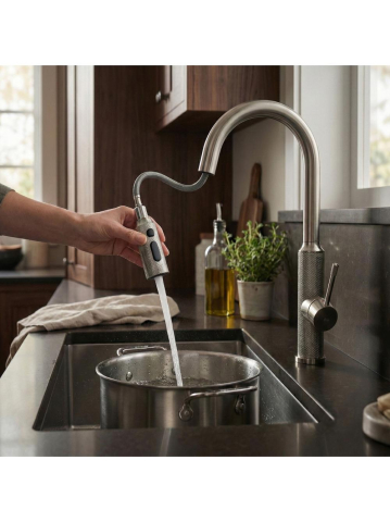 Baterie de bucătărie Rea Master crom periat [1]