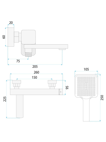 Baterie de cada Rea Arlo auriu periat [7]