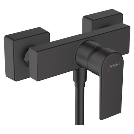 Baterii baie - Baterie de dus, Hansgrohe, Vernis Shape, negru mat