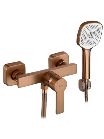 Baterii baie - Baterie de duș REA ARGUS Cupru periat