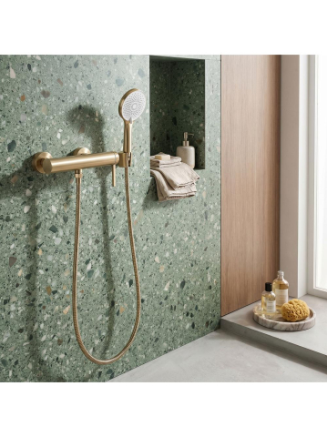 Baterie de dus REA Rivo auriu periat [7]