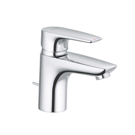 Baterii baie - Baterie de lavoar, Kludi, Pure &amp; Solid, cu ventil metalic, H = 7.5 cm, crom