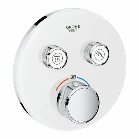 Baterii baie - Baterie dus alba Grohe Grohtherm SmartControl termostatica