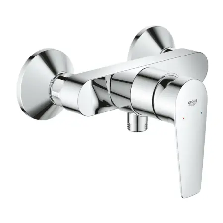 Baterii baie - Baterie dus Grohe BauEdge New crom lucios
