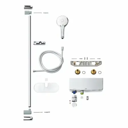 Baterie dus Grohe Grohtherm SmartControl termostatica cu set dus Euphoria [6]