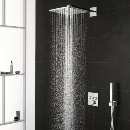 Baterie dus Grohe Grohtherm SmartControl termostatica patrata cu 3 iesiri [3]