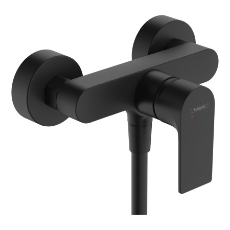 Baterii baie - Baterie dus Hansgrohe, Rebris E, negru mat