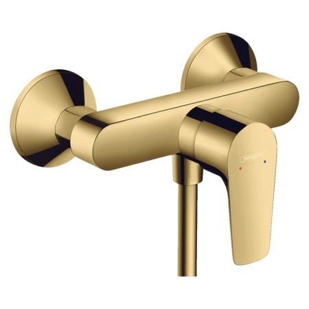 Baterii baie - Baterie dus Hansgrohe, Talis E, montaj pe perete, auriu