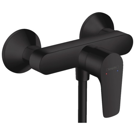 Baterii baie - Baterie dus Hansgrohe, Talis E, montaj pe perete, negru mat