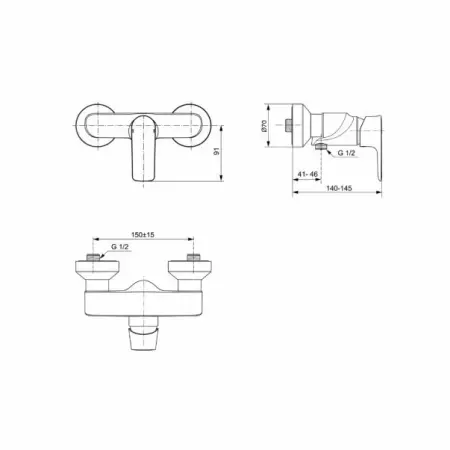 Baterie dus Ideal Standard Connect Air [1]