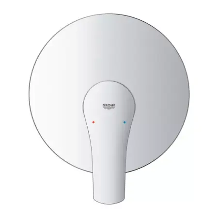 Baterie dus incastrata Grohe Eurosmart crom lucios cu corp ingropat [1]
