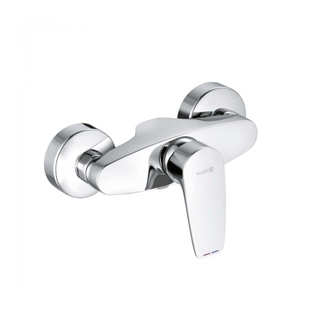 Baterii baie - Baterie dus Kludi, Pure &amp; Solid, fara set dus, crom