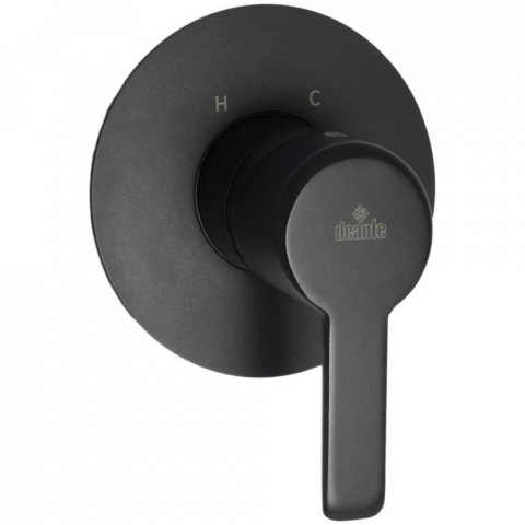 Baterii baie - Baterie dus monocomanda incastrata Deante Arnika negru mat