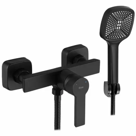 Baterii baie - Baterie dus monocomanda negru mat Rea Argus