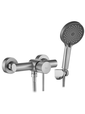 Baterii baie - Baterie dus REA Lungo Stripe crom periat