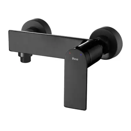 Baterie dus Rea Storm negru mat cu set de dus [1]