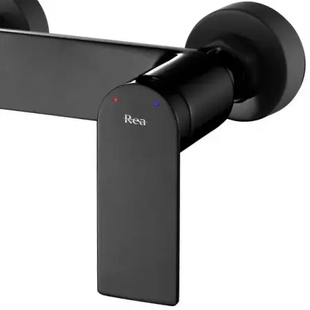 Baterie dus Rea Storm negru mat cu set de dus [3]