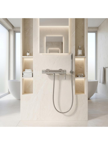Baterie pentru cada REA Venti crom montaj perete 150 mm [3]