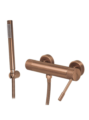 Baterie pentru cada REA Venti Cupru Periat montaj perete 150 mm PVD [10]