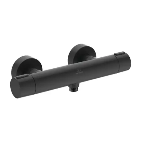Baterii baie - Baterie dus termostatata din aluminiu Ideal Standard Alu+ negru mat
