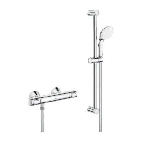 Baterii baie - Baterie dus termostatata Grohe Grohtherm 500 crom lucios cu set de dus