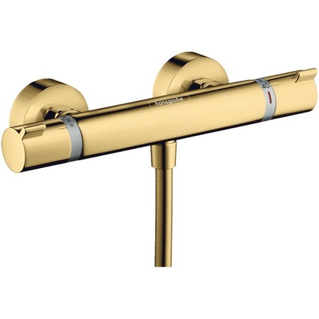 Baterii baie - Baterie dus termostatata, Hansgrohe, Ecostat Comfort, auriu lucios