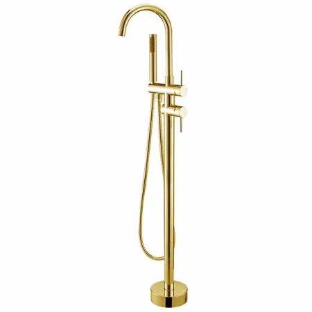 Baterii baie - Baterie freestanding aurie pentru cada Rea Ortis