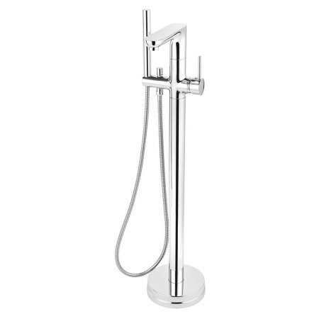 Baterii cada - Baterie freestanding, Ferro, Fiesta, pentru cada si dus, crom